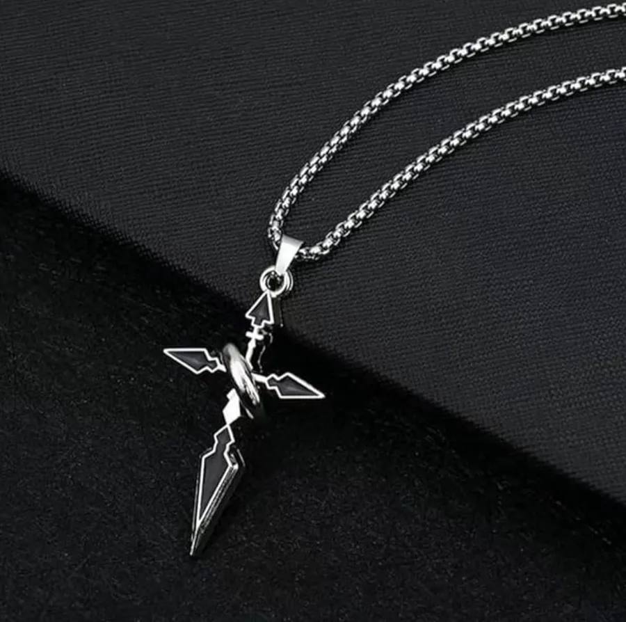 Regulus Cross Locket Pendant with Chain for Men