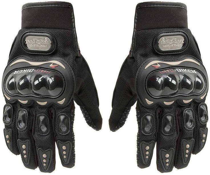 Probiker Full Finger Gloves For Riding,Outdoor,Sport (Black, Large)