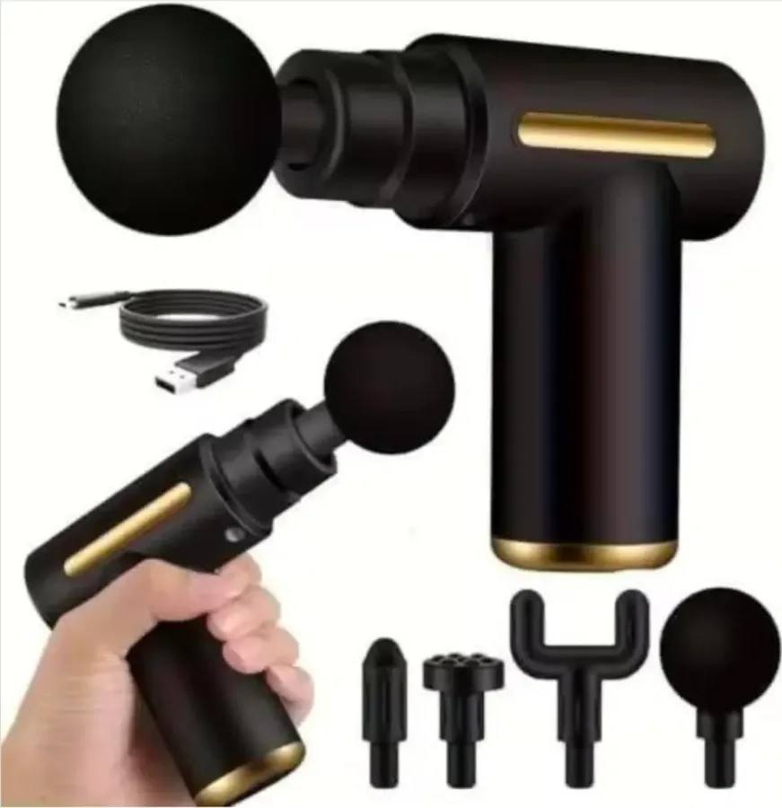 Deep Tissue Massage Gun| Powerful 6-Speed Muscle Massager| 4 Attachments | Portable Pain Relief for Gym, Neck, Back & Recovery