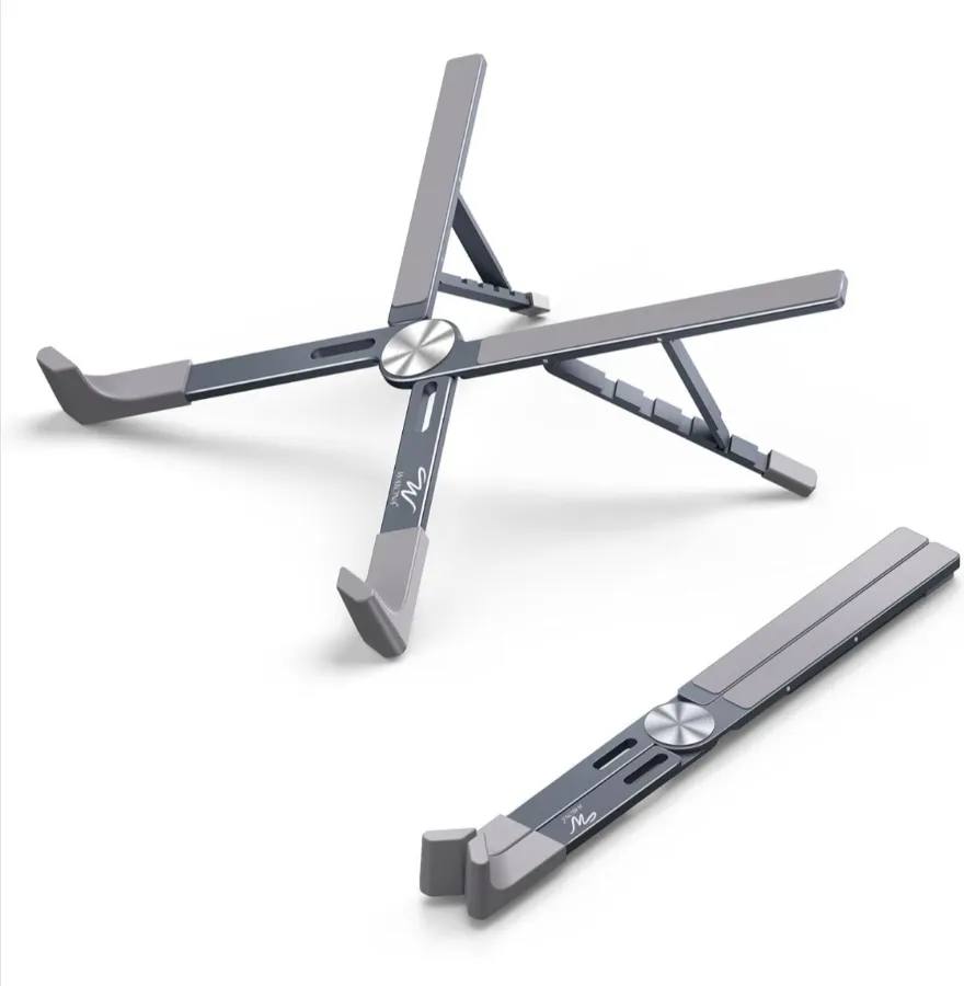Ergonomic Portable Aluminium Laptop Stand with 5-Level Adjustable Angles