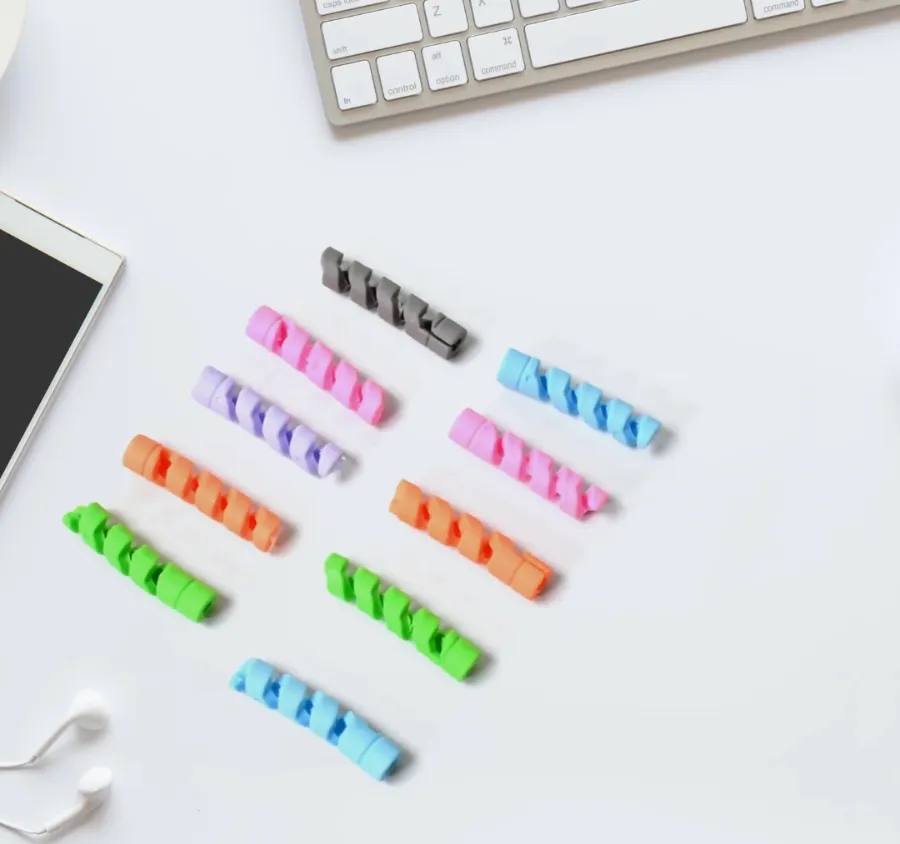 Spiral Cable Protector for Chargers – 10-Pack Flexible Silicone