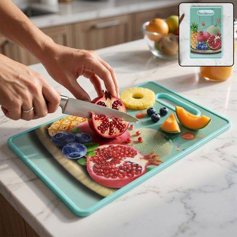 Multipurpose Anti-Slip Cutting Board 36x23 Cm With Handle