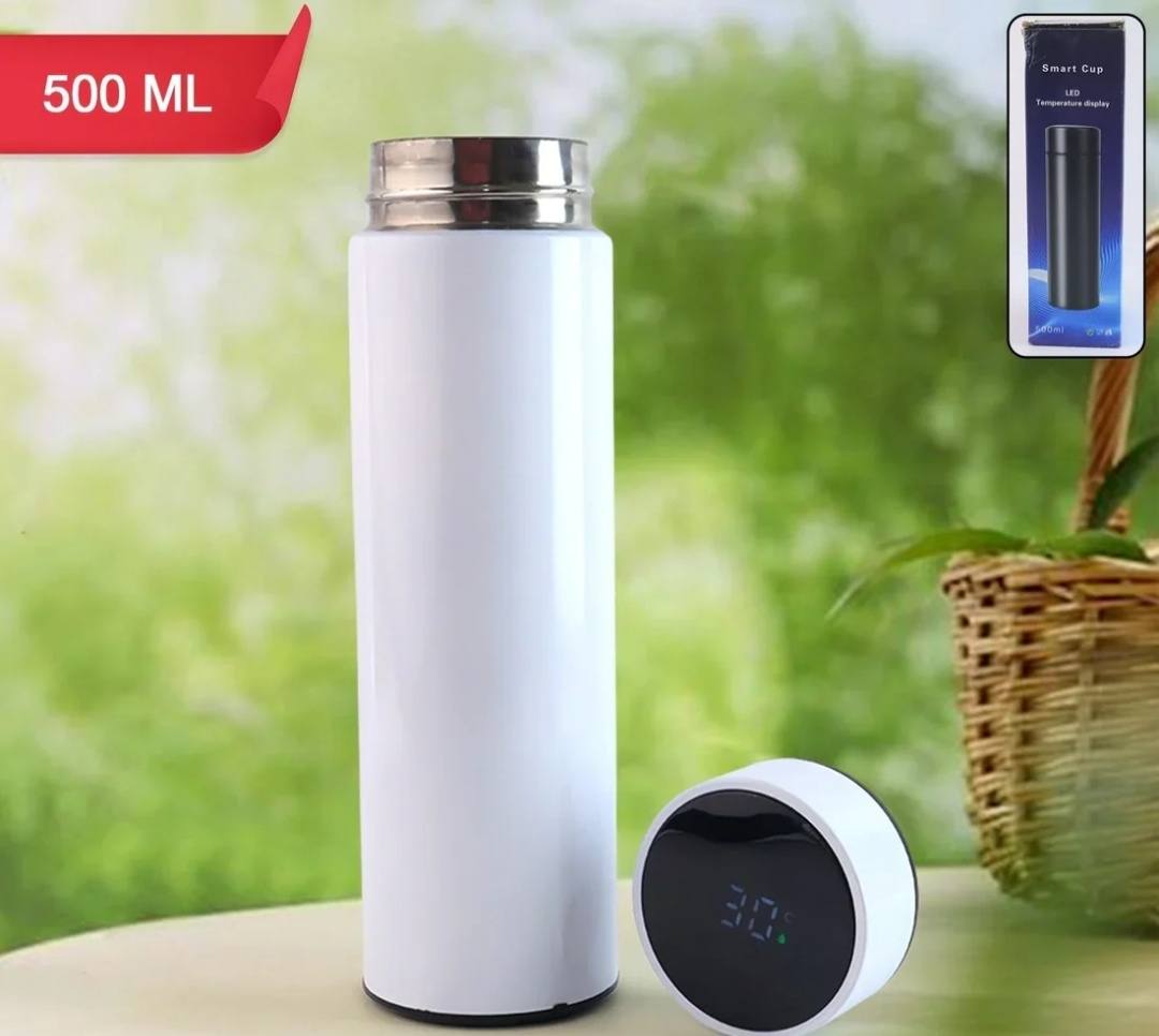 White Vacuum Insulated Water Bottle (500ml)