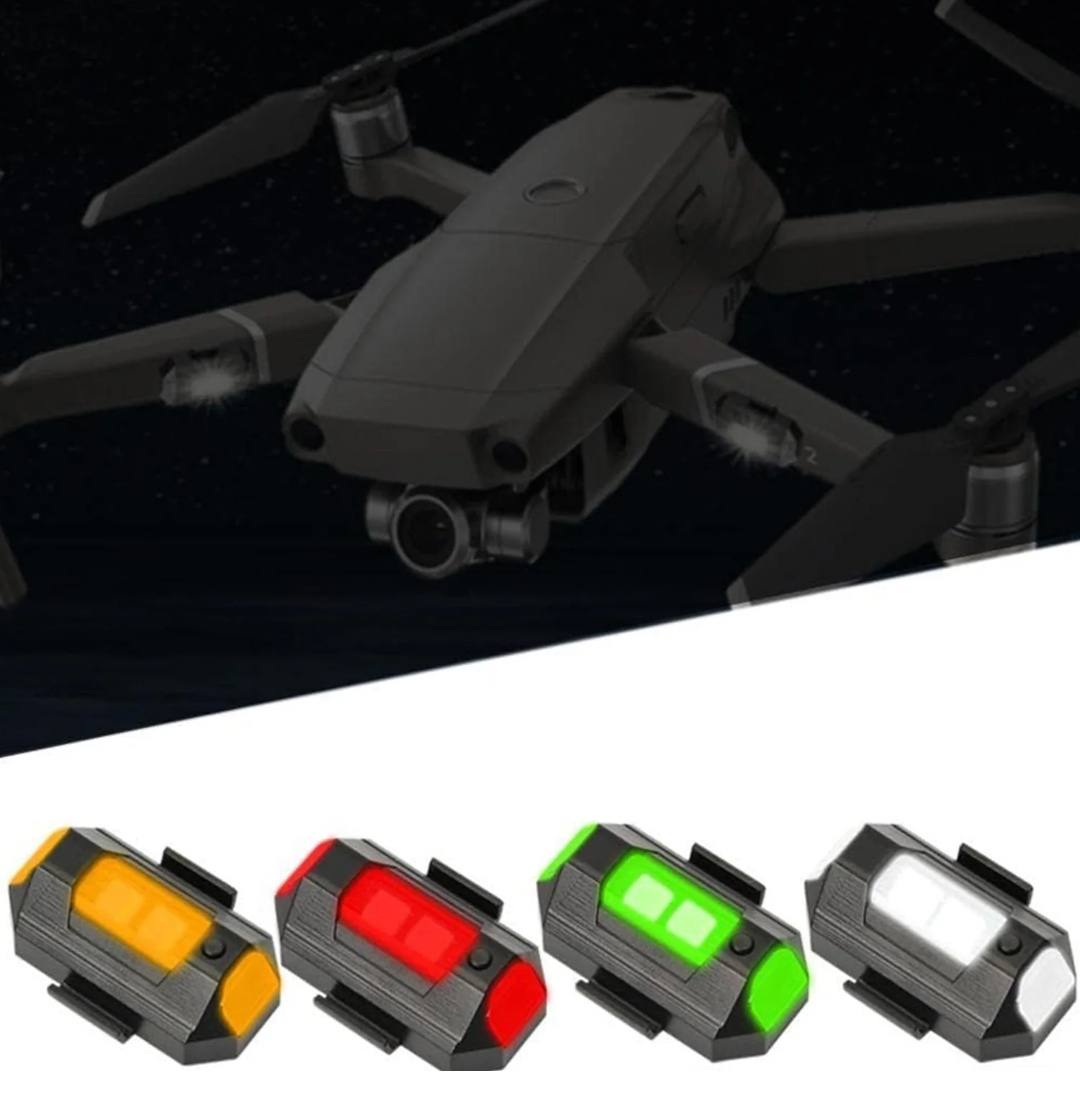 Mini Waterproof USB RGB LED Strobe Light for Bikes & Drones