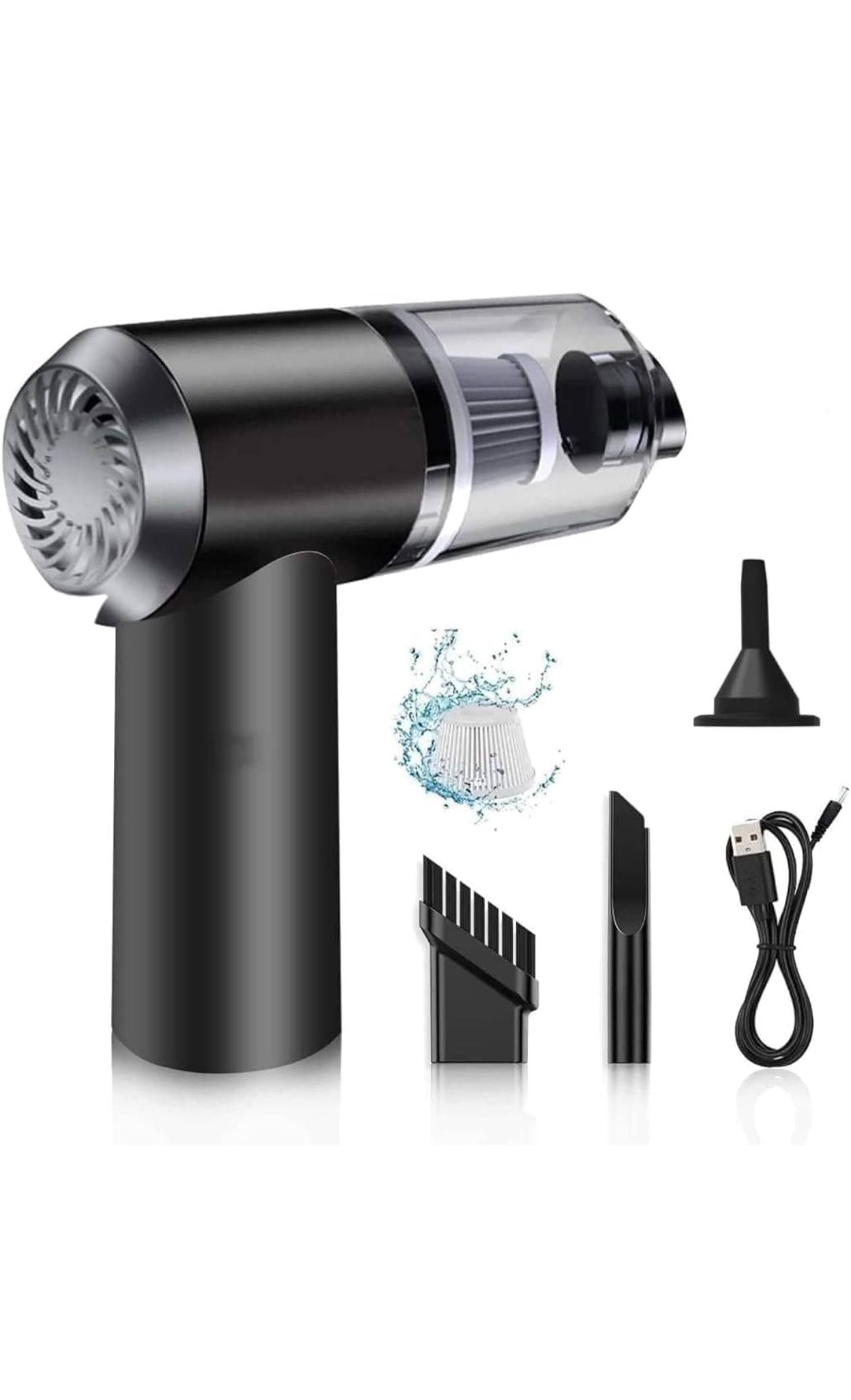 EzyShade BUYERZONE 2 in 1 Portable Mini Car Vacuum Cleaner