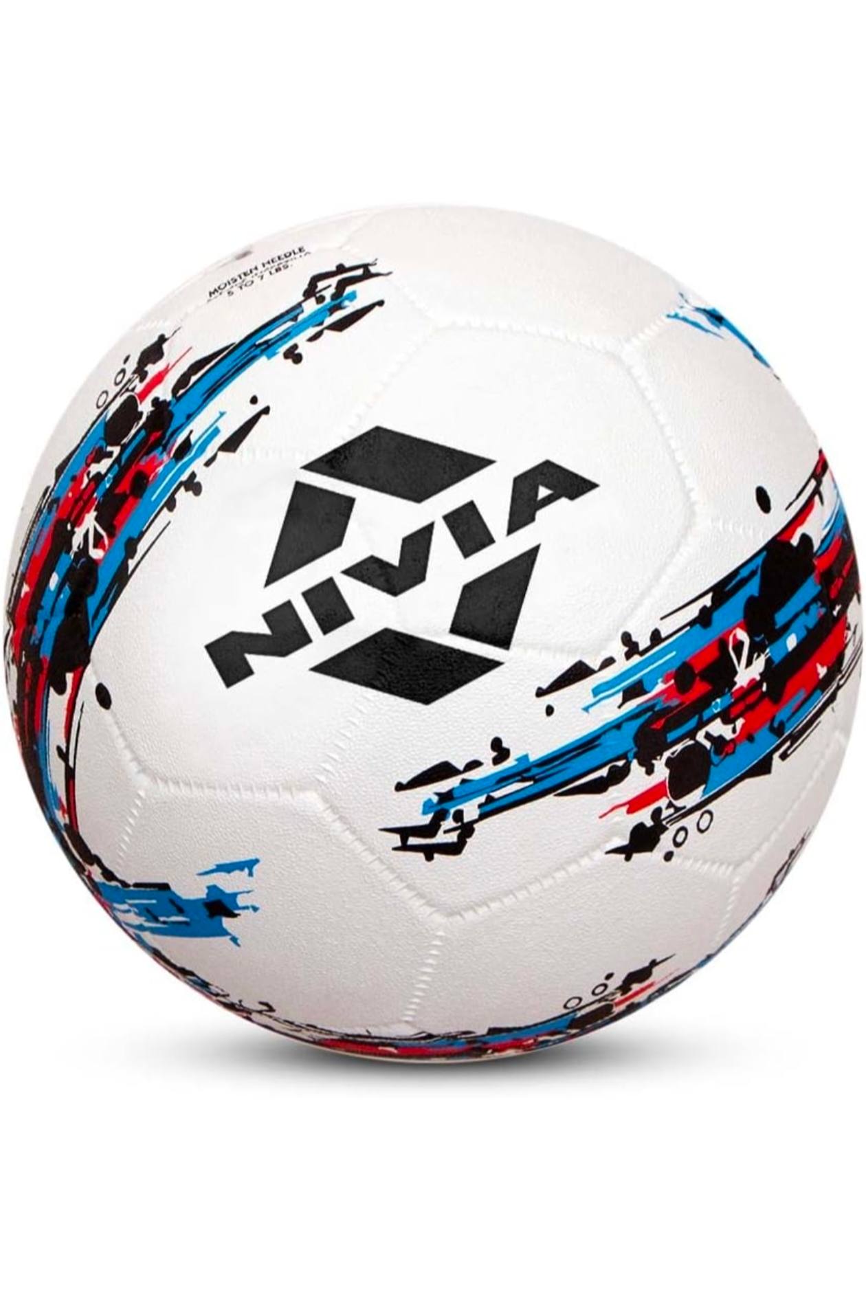 Nivia Storm Football - Size 5 (White), Rubber